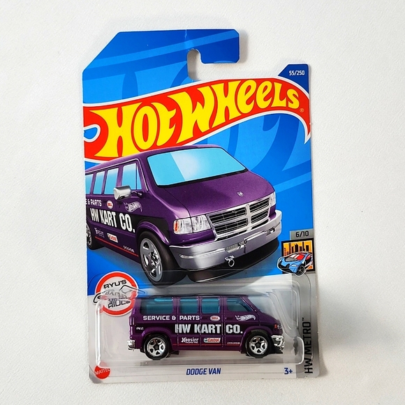 Hot Wheels - Mattel - Dodge Van - Miniature - collectible - Picture 14 of 16